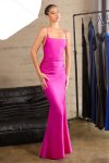 Anita Lace-Up Back Jersey Maxi Dress